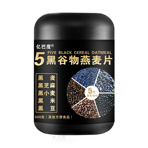 五黑谷物燕麦片