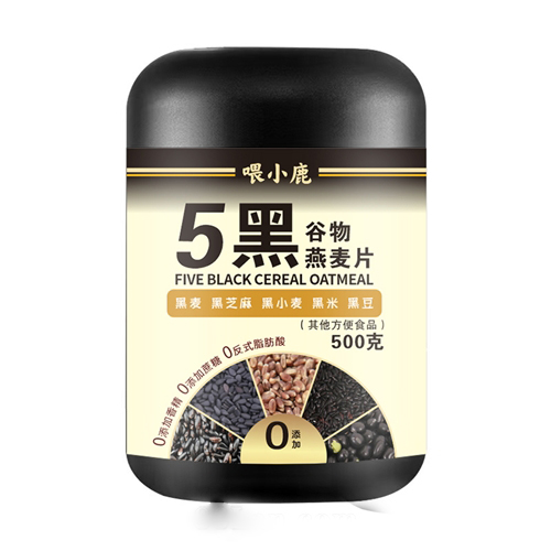 五黑谷物燕麦片