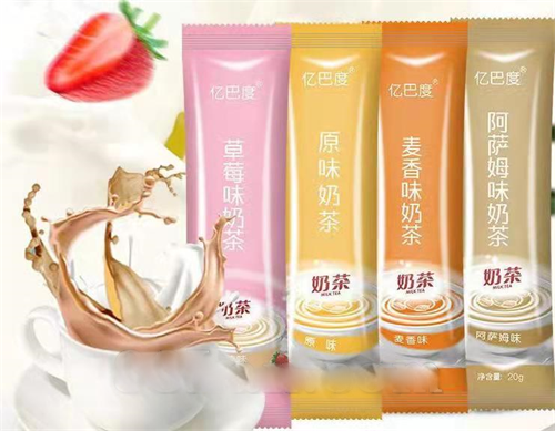 亿巴度奶茶（原味味 ，麦香味，草莓味，阿萨姆味)