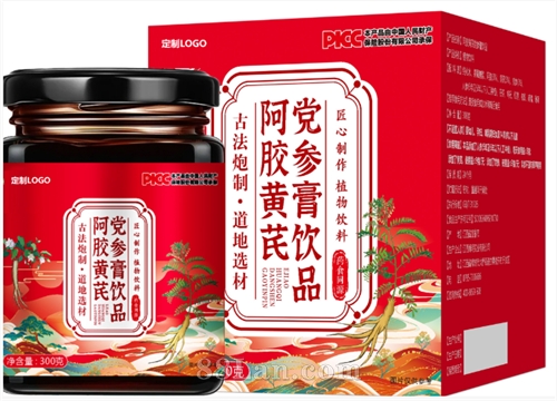 阿胶黄芪党参膏饮品
