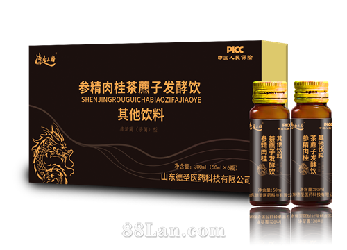 参精肉桂茶藨子发酵饮 