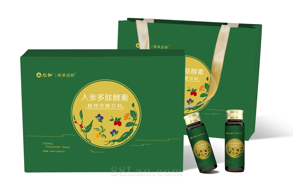 仁和人参多肽植物发酵饮品酵素OEM贴牌代加工